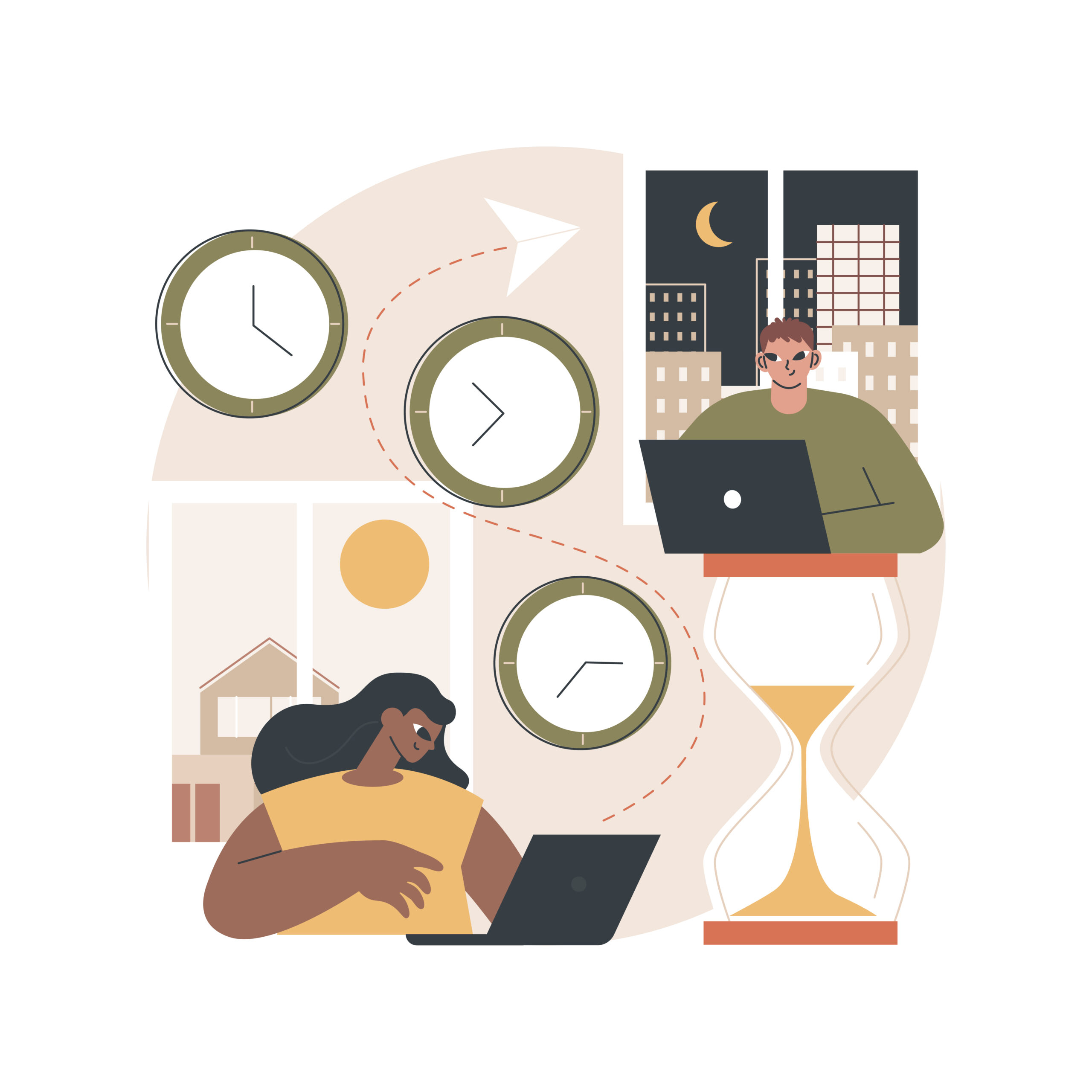 horaires à respecter en télétravail