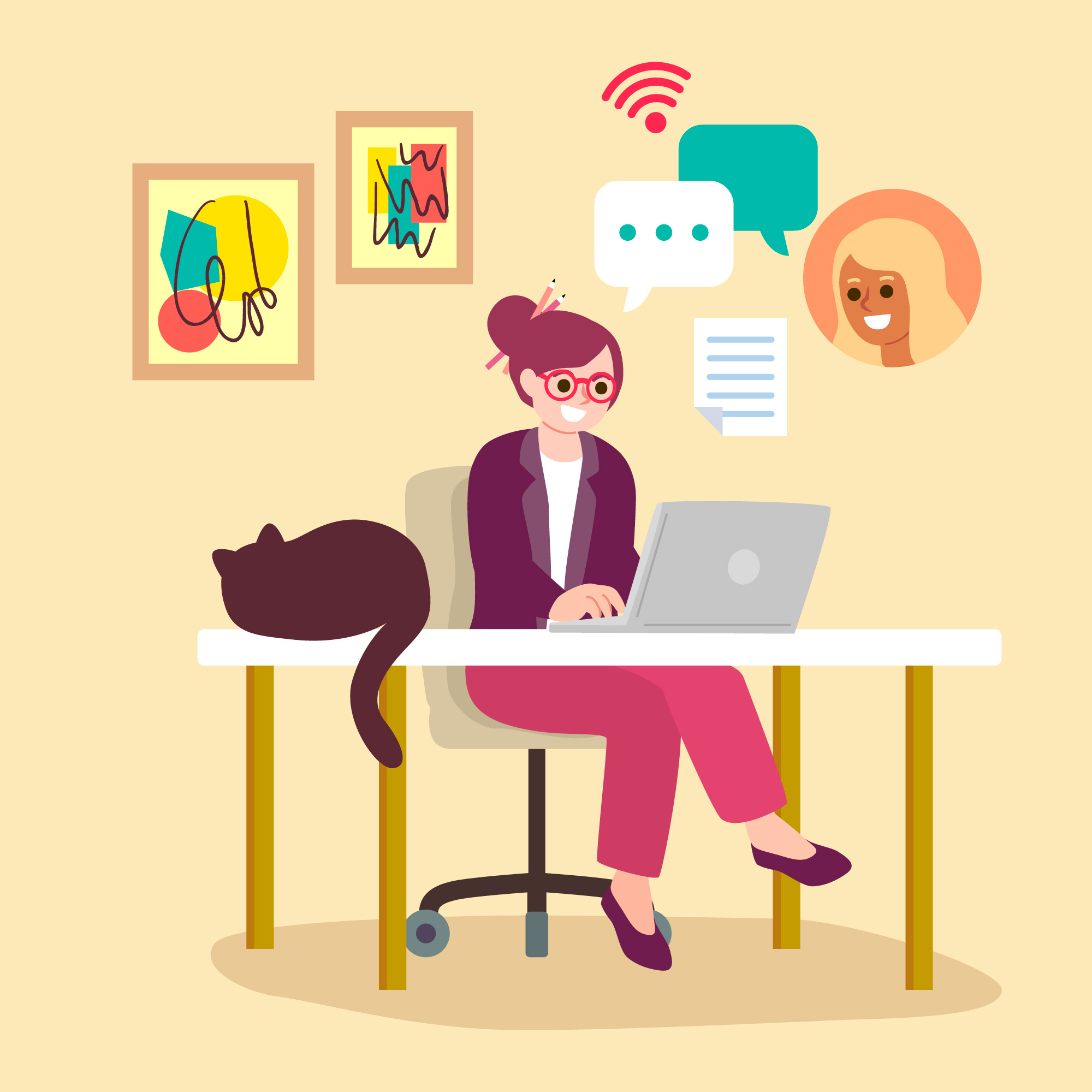 tenue du télétravail